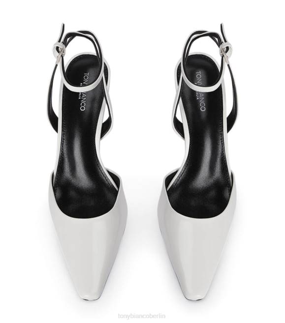 Stöckelschuhe| de Tony Bianco Frauen Eden-Heels Weiß hochglänzend 462444